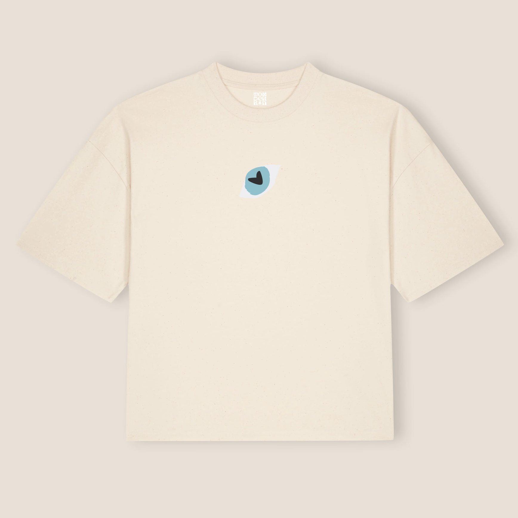 THE POPSEE SIGNATURE TEE 200 // natural raw & faded black