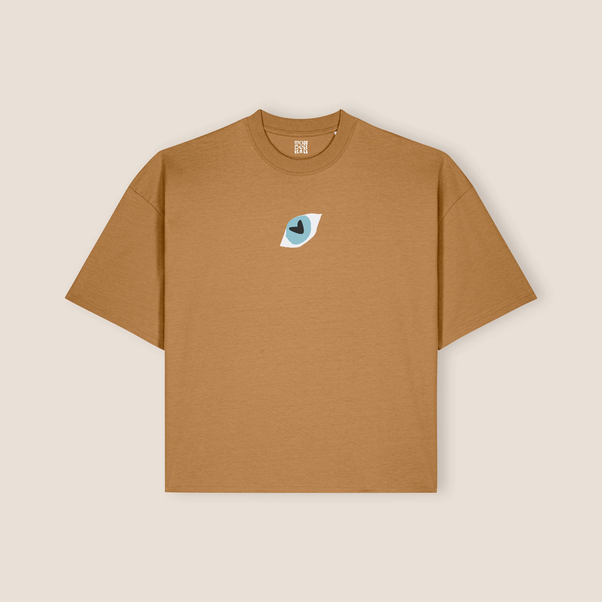 THE POPSEE SIGNATURE TEE 200 // grounded beige & faded black