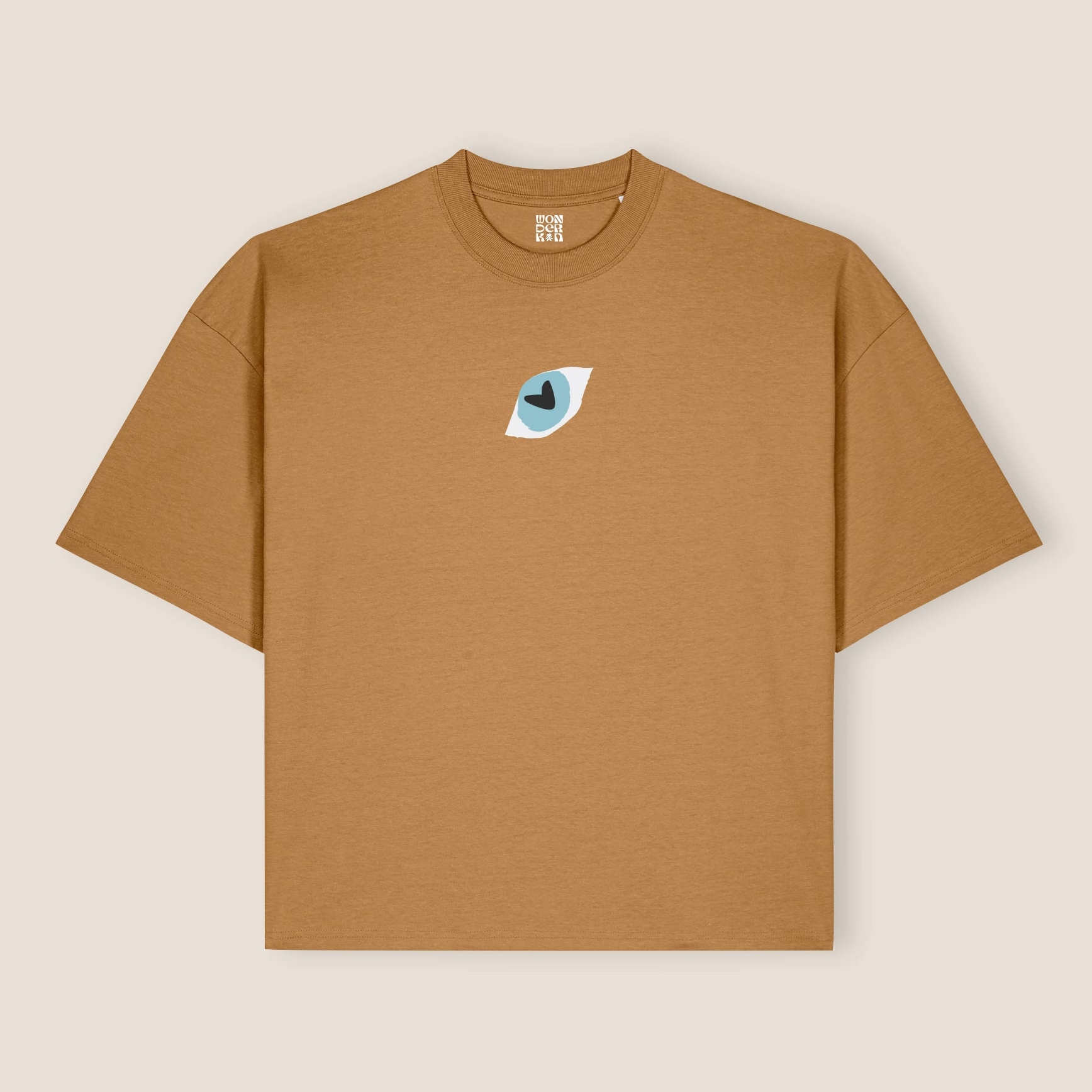 THE POPSEE SIGNATURE TEE 200 // grounded beige & faded black