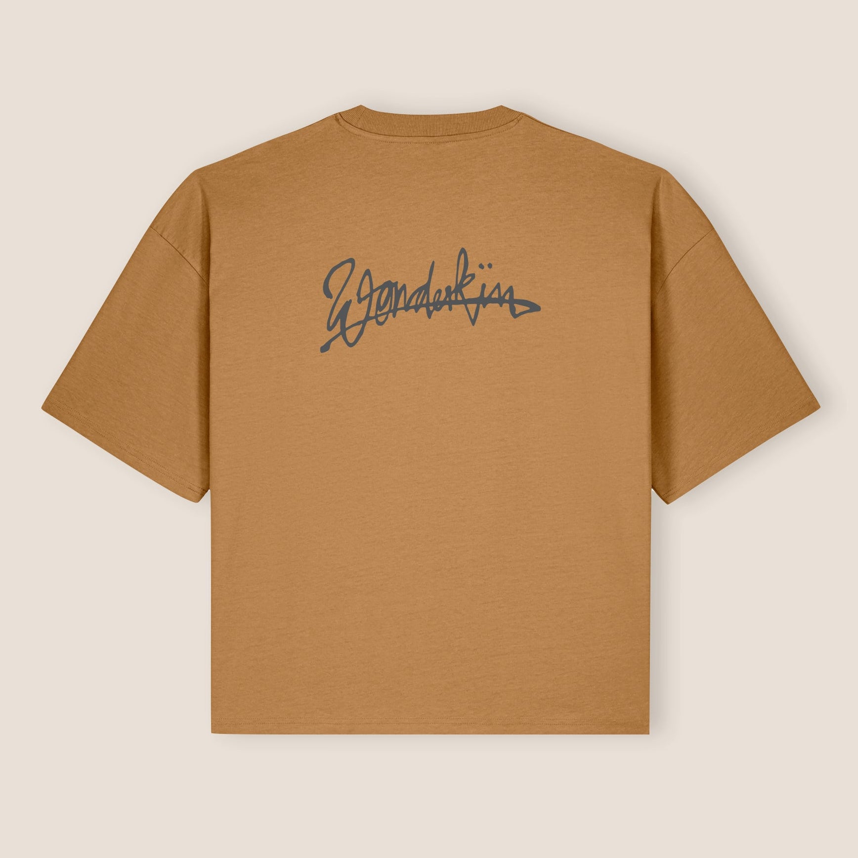 THE POPSEE SIGNATURE TEE 200 // grounded beige & faded black