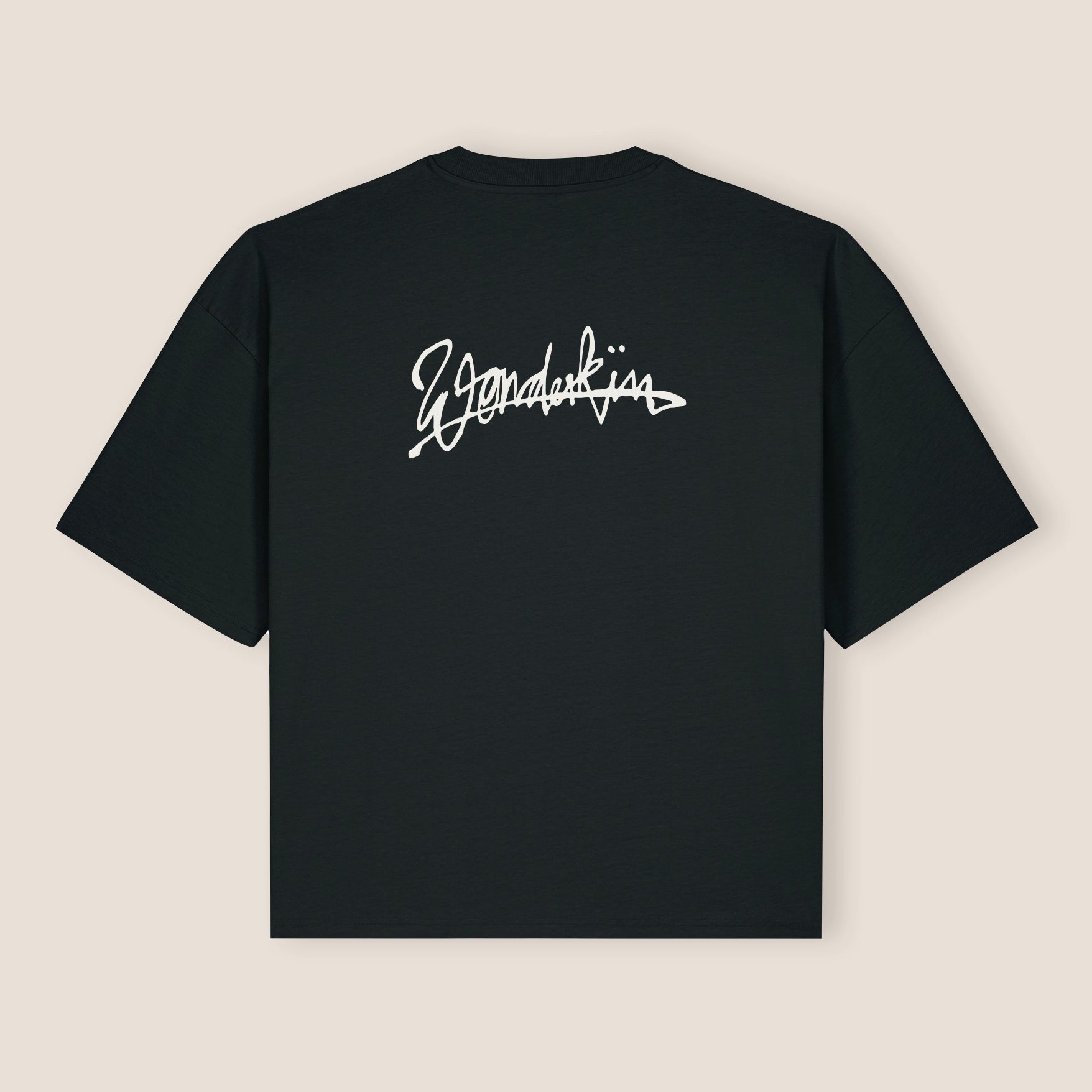 THE POPSEE SIGNATURE TEE 200 // black & off white