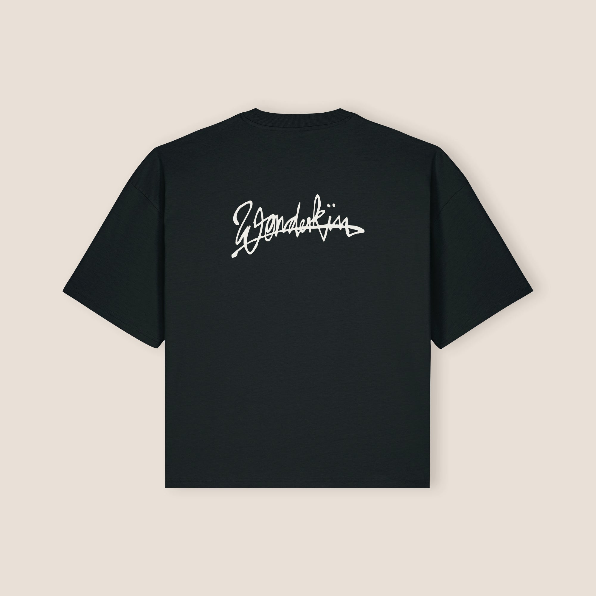 THE POPSEE SIGNATURE TEE 200 // black & off white