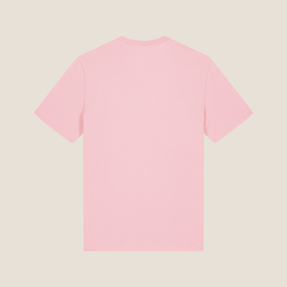 THE POP SIGNATURE TEE  SS 180 // cotton pink & red