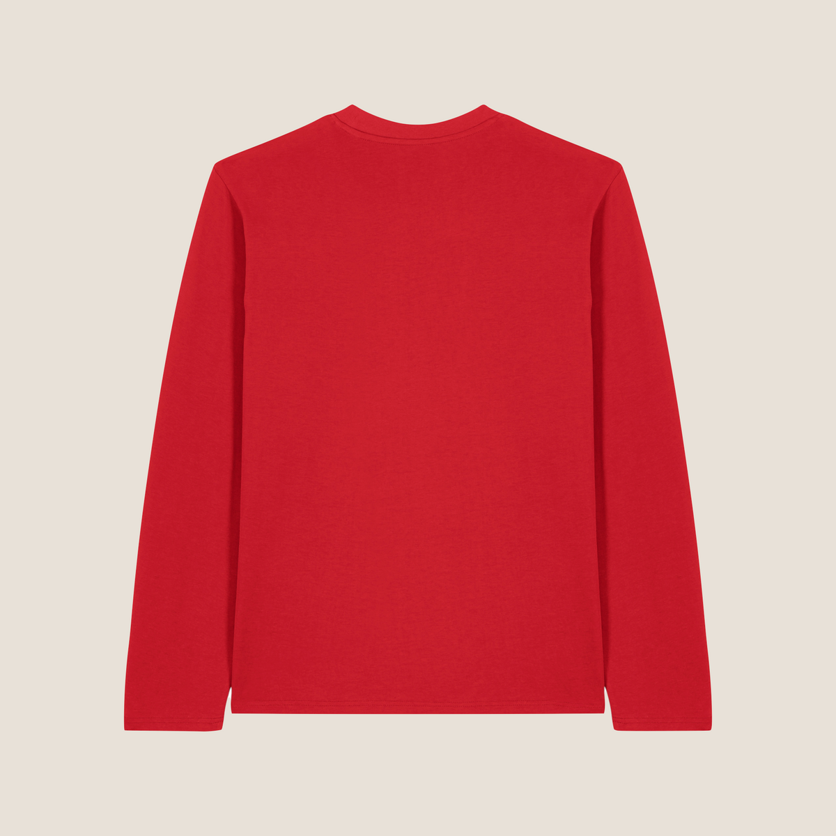 THE POP SIGNATURE TEE  LS 180 // red & pink