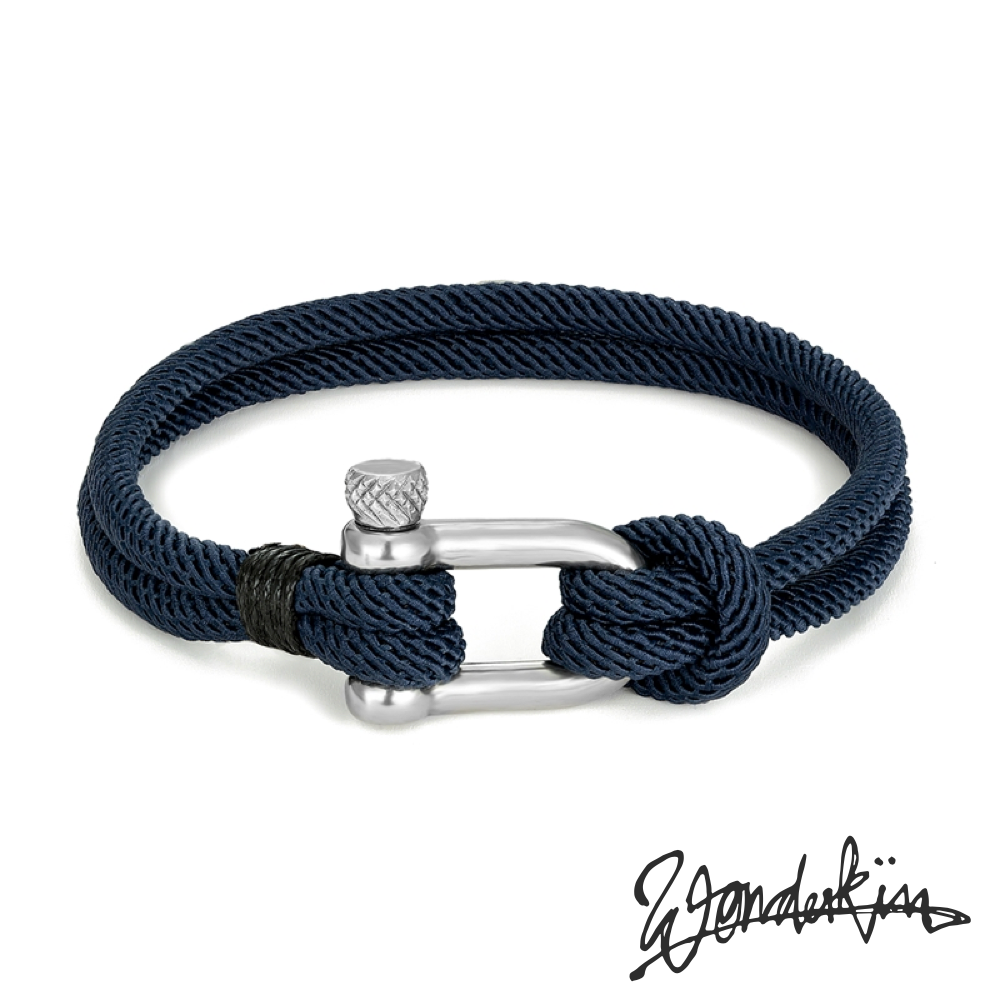 THE POP SILVER D BRACELET // midnight sky