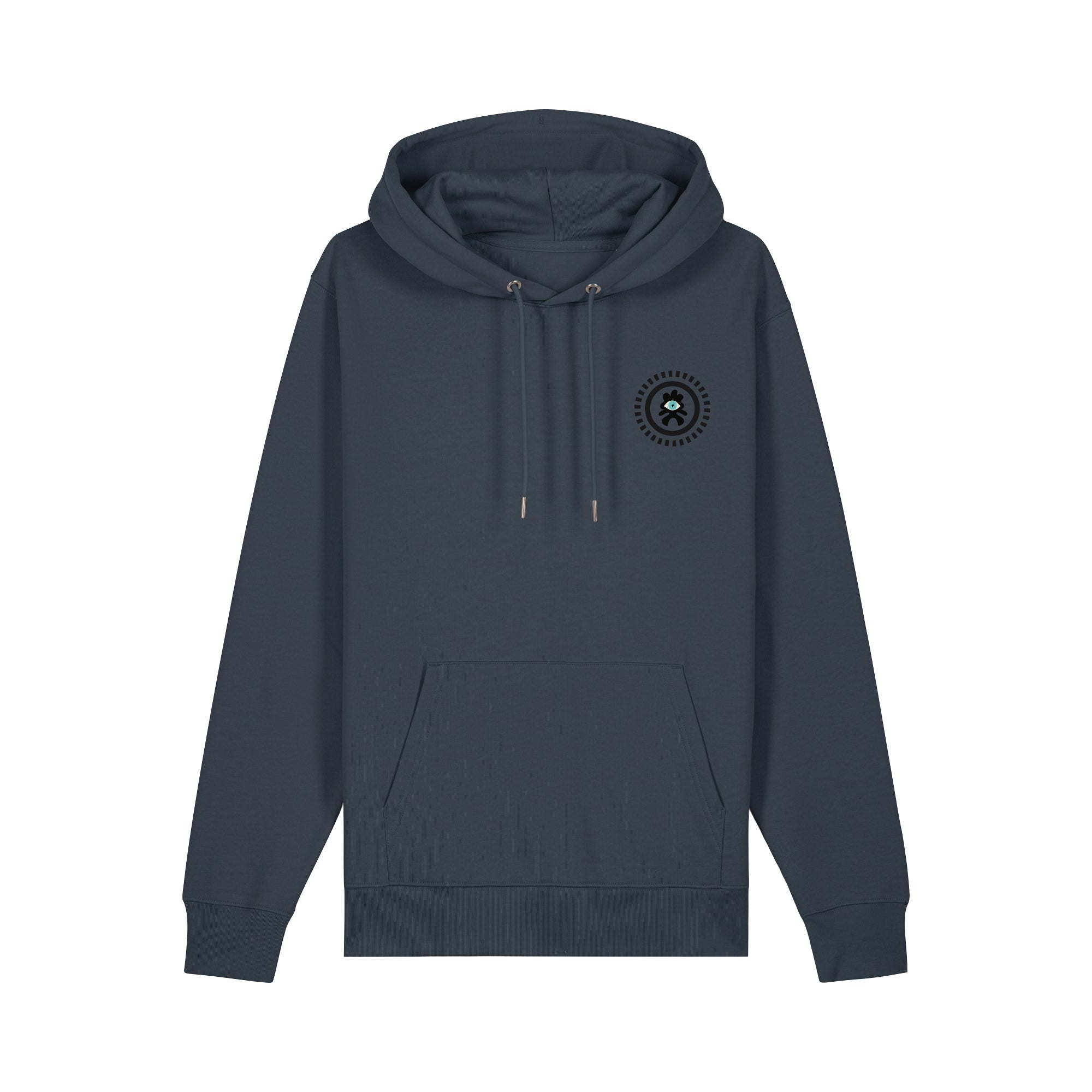 THE POP HOODIE 350 // ink grey with white