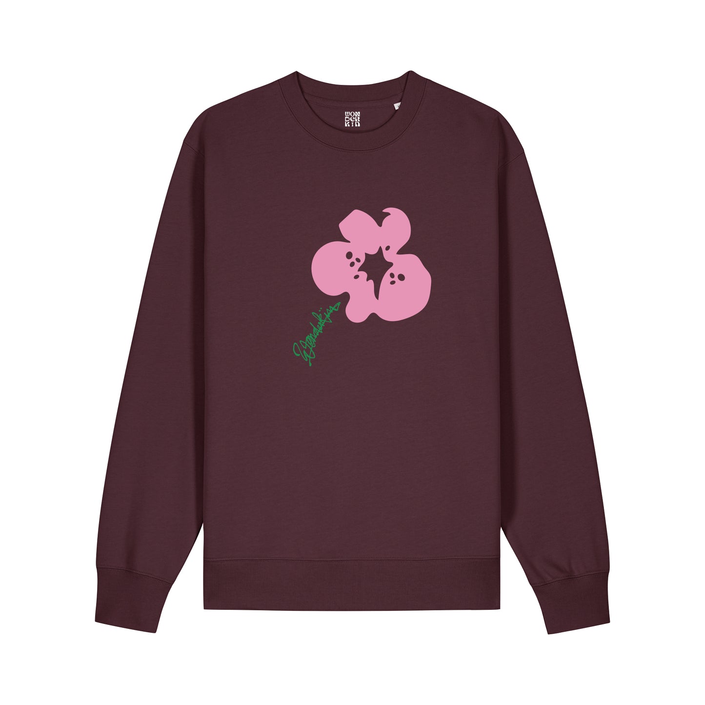 THE POP SWEATSHIRT 350 // eggplant & pink