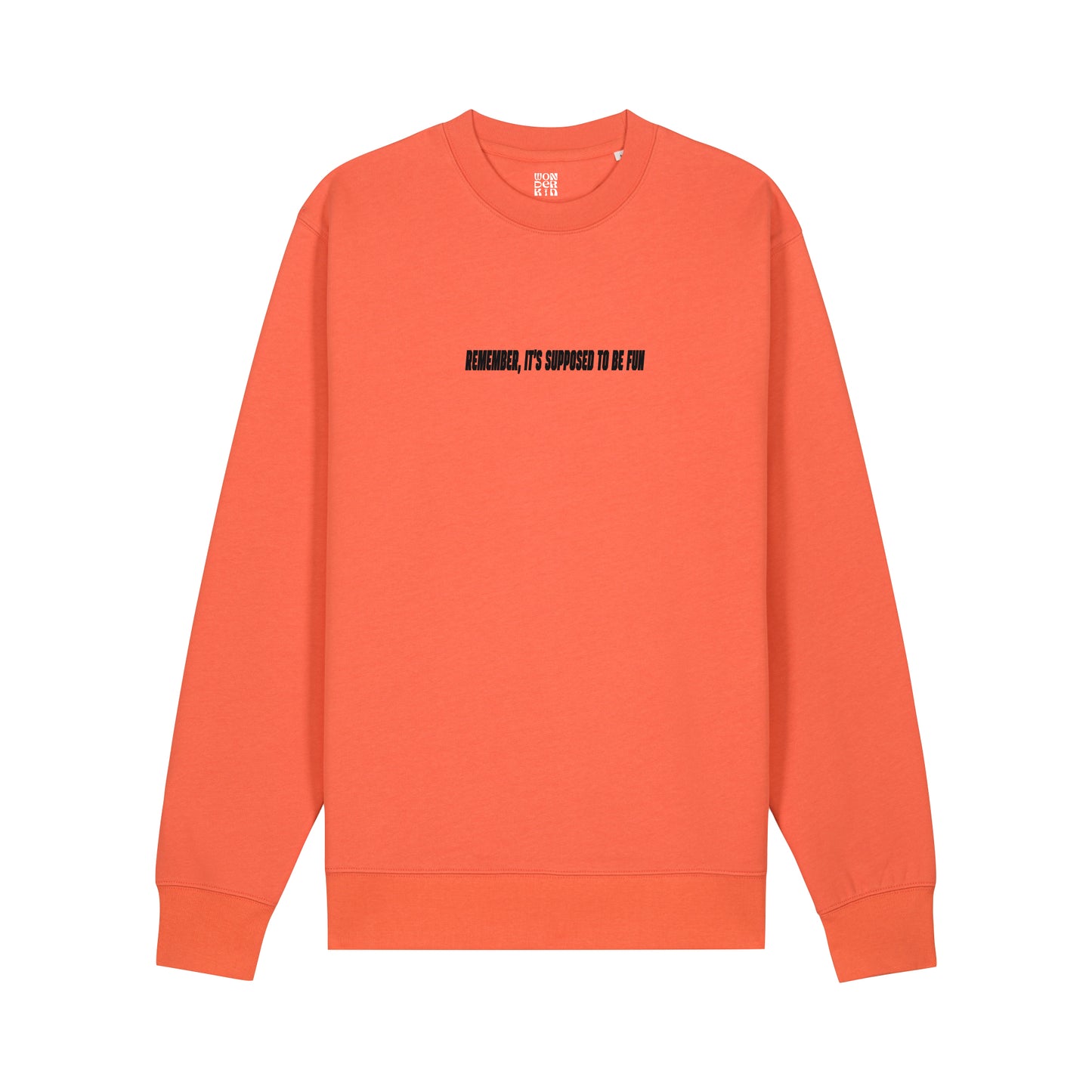 THE POP SWEATSHIRT 350 // orange & black