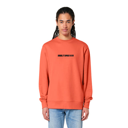 THE POP SWEATSHIRT 350 // orange & black