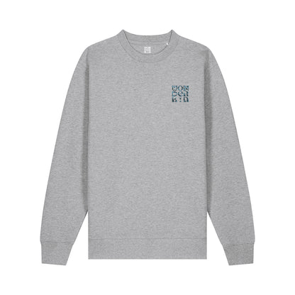 THE POP SWEATSHIRT 350 // heather grey & the play