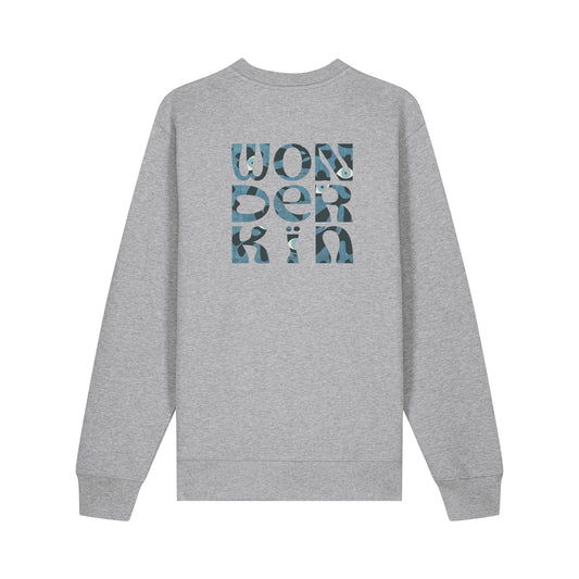 THE POP SWEATSHIRT 350 // heather grey & the play