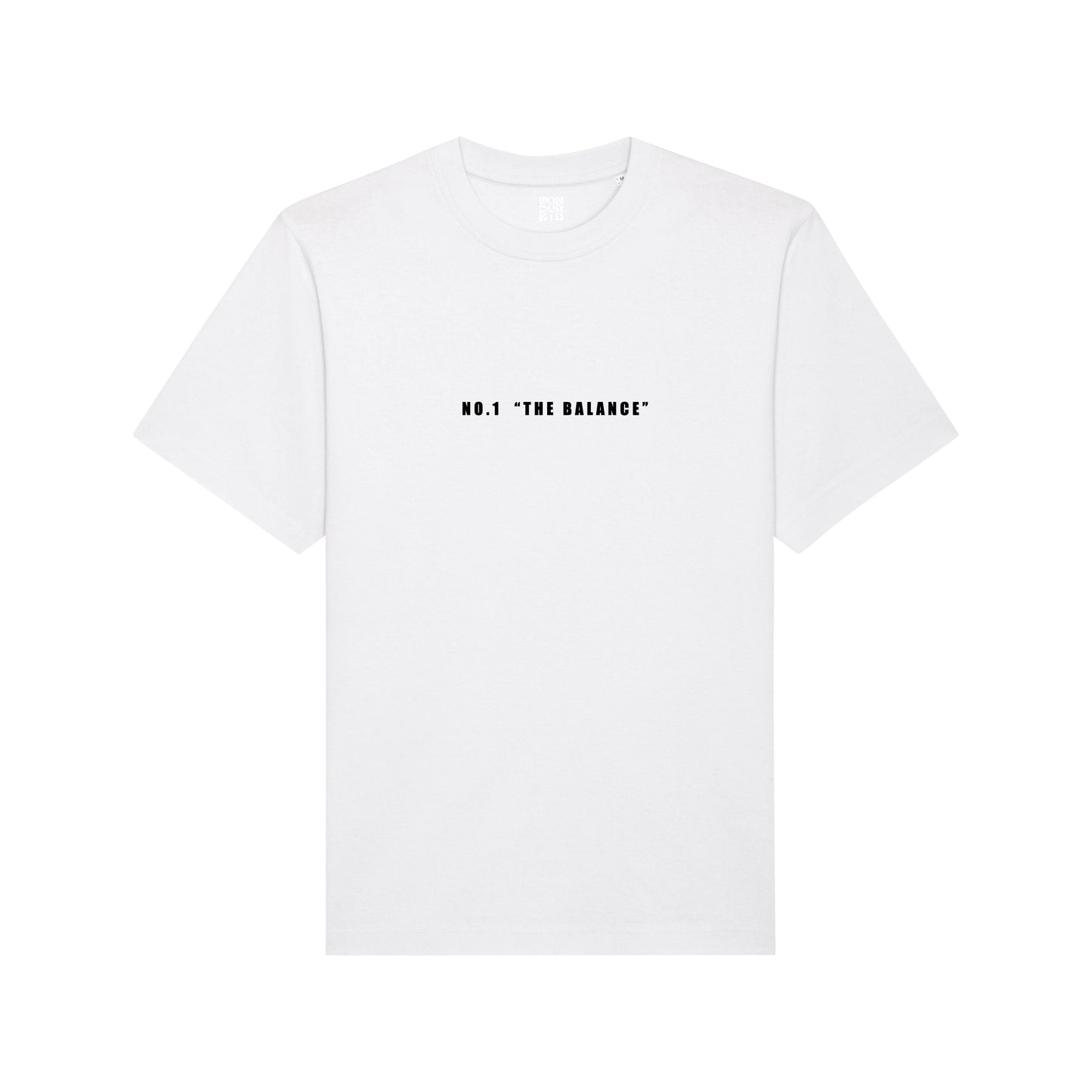 THE POP TEE 240  // white with the balance artwork