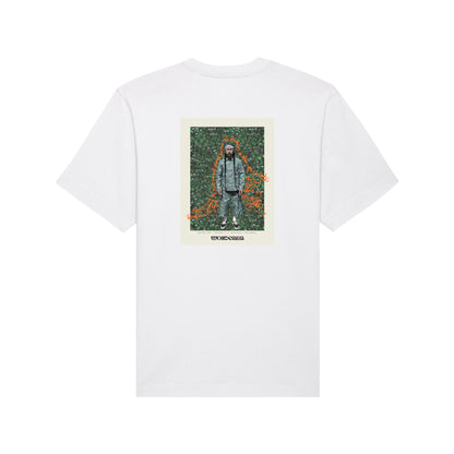 THE POP TEE 240  // white with the Jungle artwork