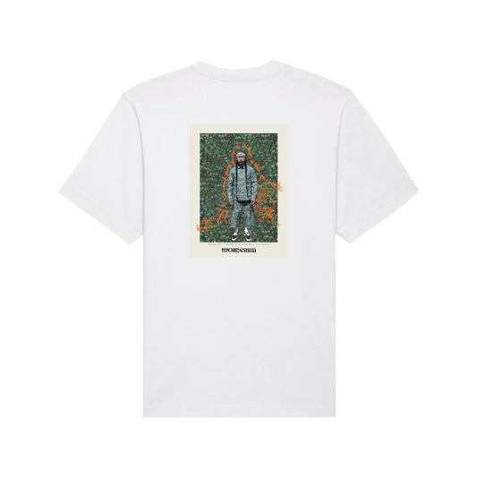 THE POP TEE 240  // white with the Jungle artwork