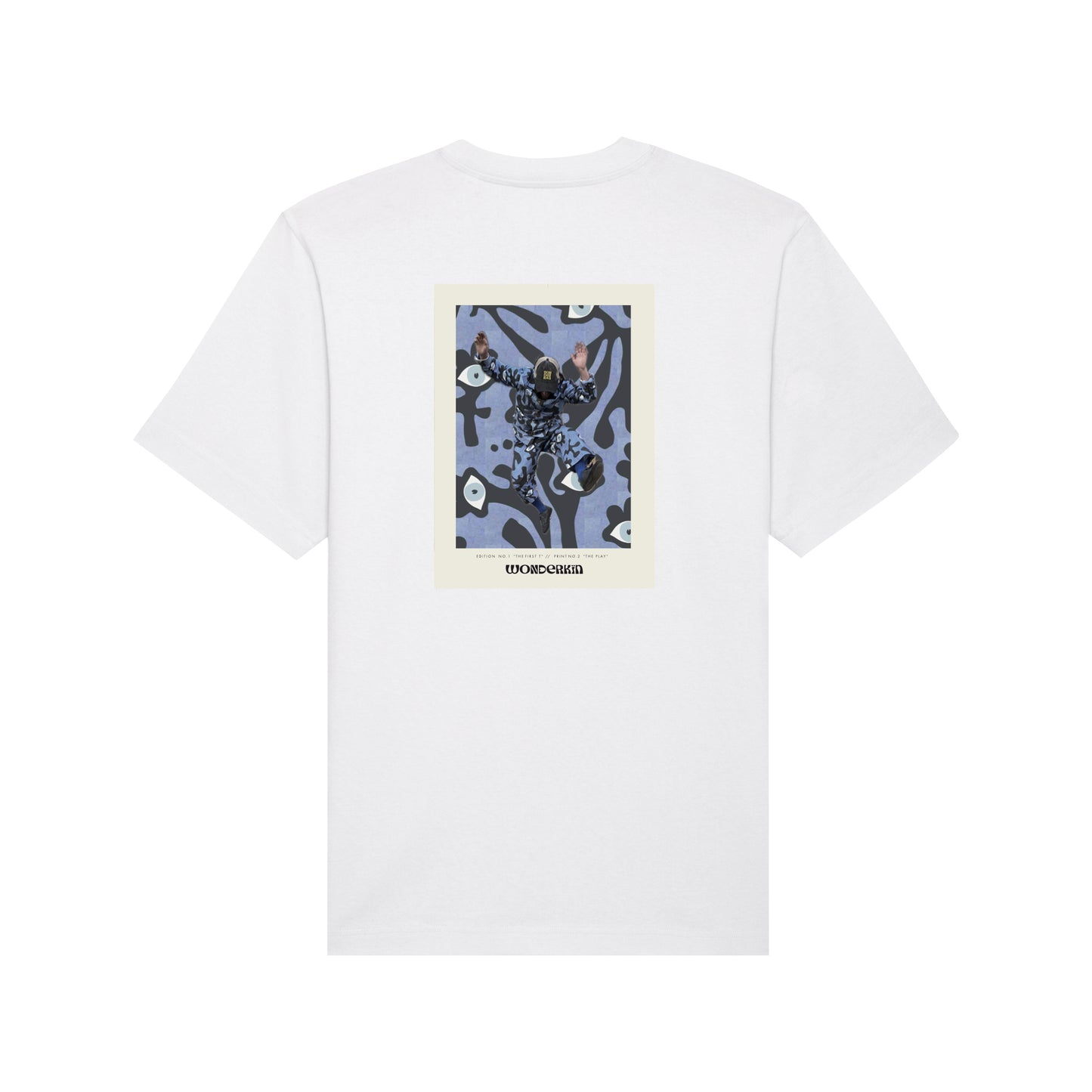 THE POP TEE 240  // white with the play artwork