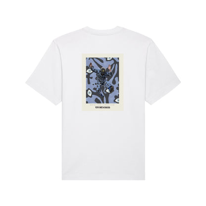 THE POP TEE 240  // white with the play artwork