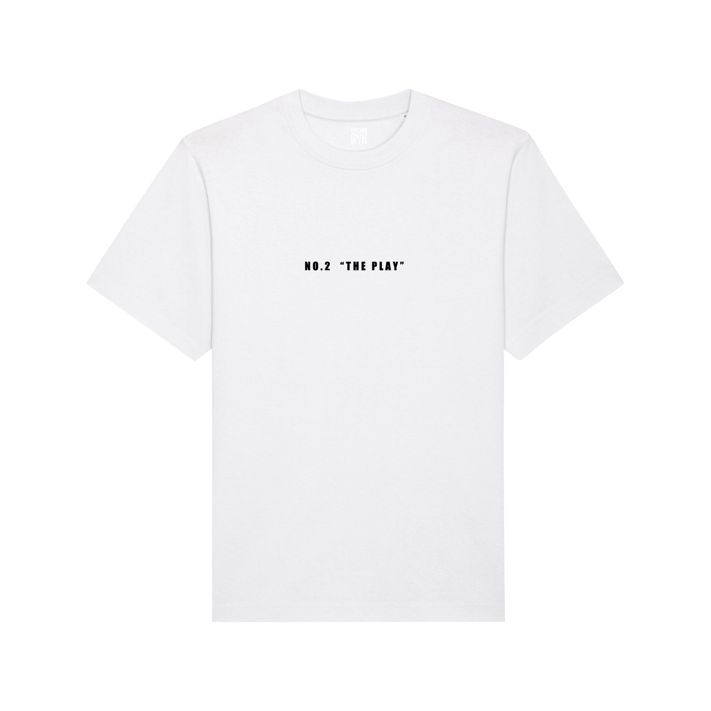 THE POP TEE 240  // white with the play artwork