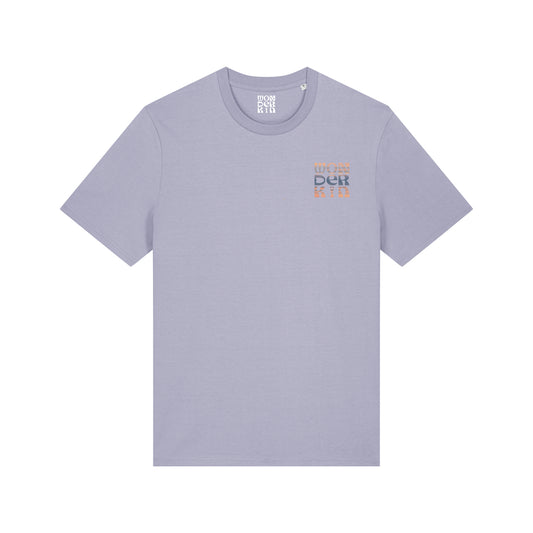 THE POP TEE 180  // lavender with the balance artwork