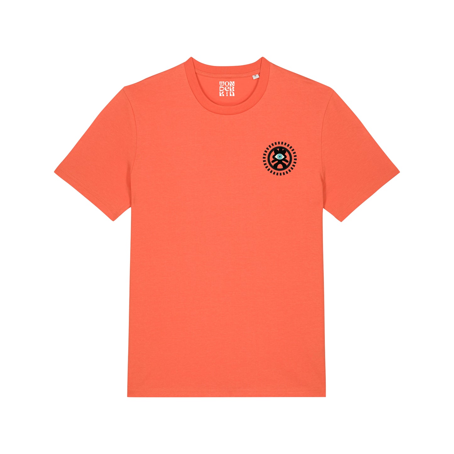 THE POP TEE 180  // orange with black