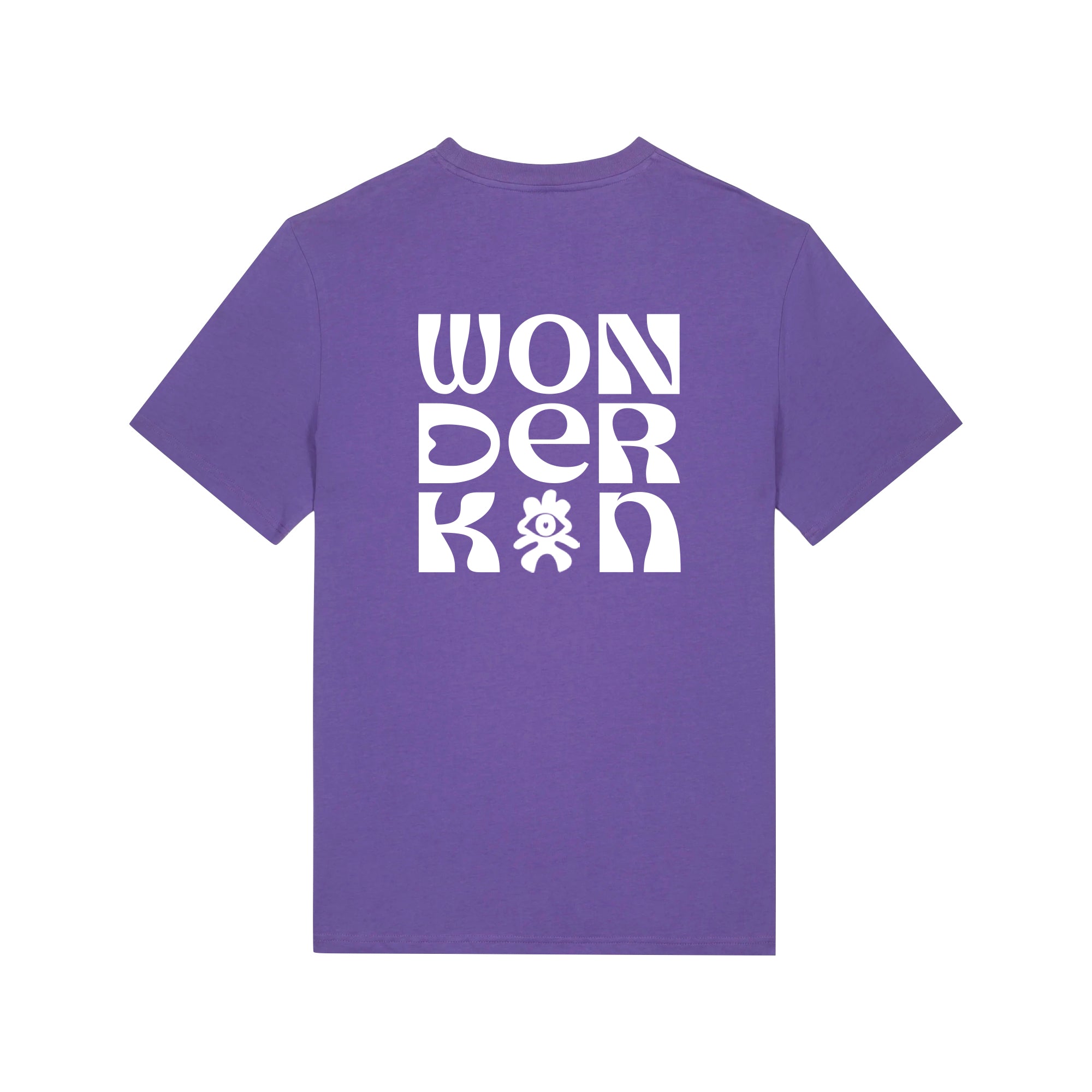 THE POP TEE 180  // purple with white