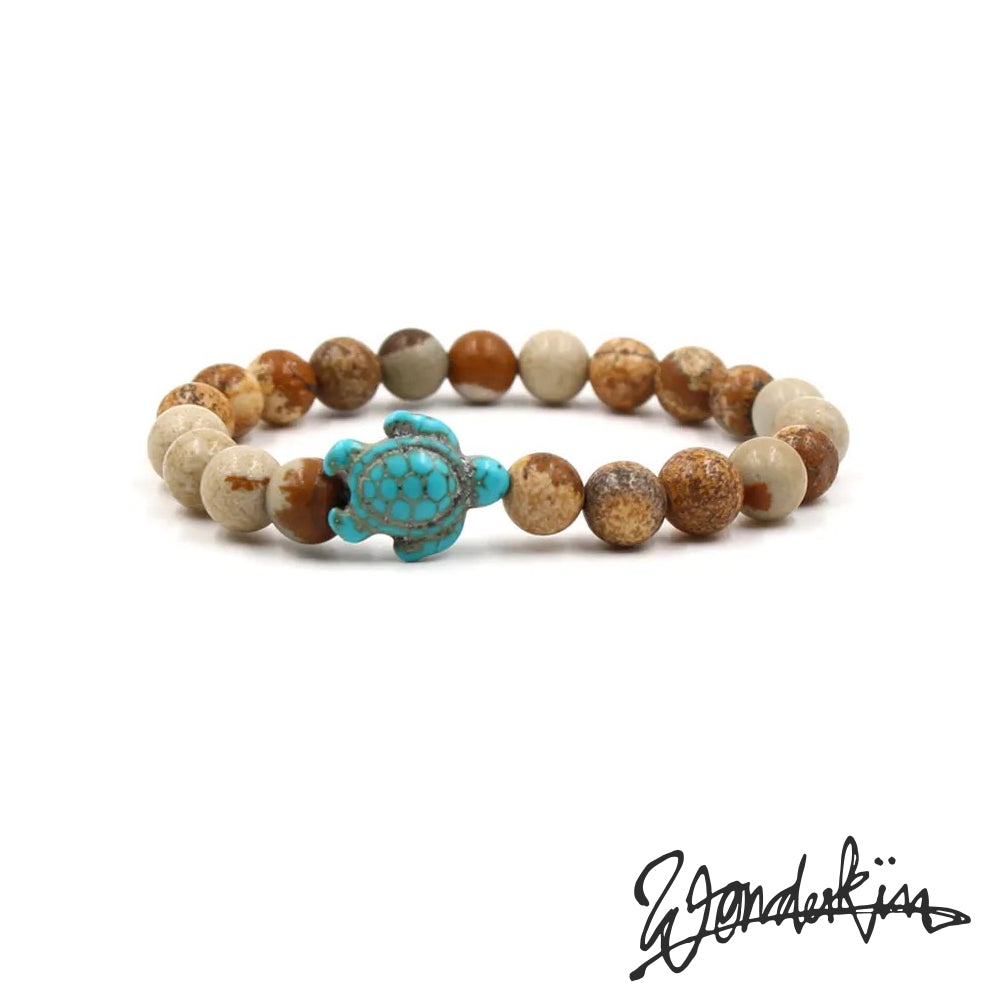 THE POP TURTLE BRACELET // brownish