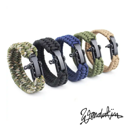 THE POP WEAVE BRACELET // khaki