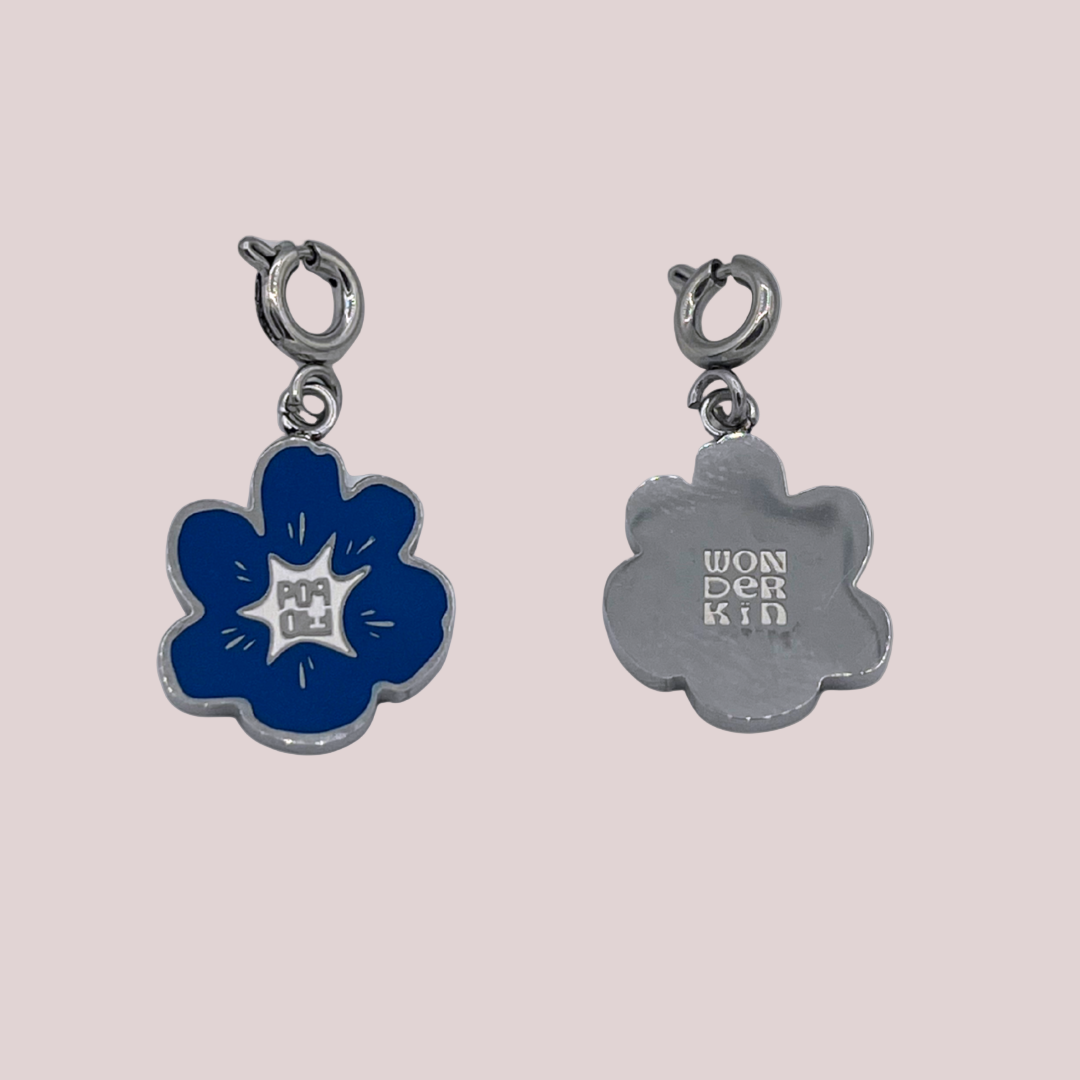 THE POP BLOOM // Steel & Blue Enamel