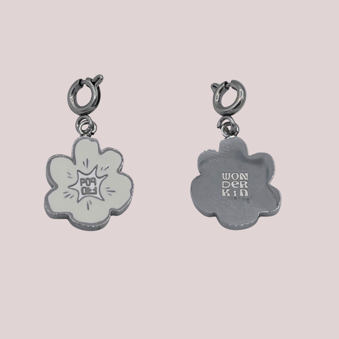 THE POP BLOOM // Steel & White Enamel