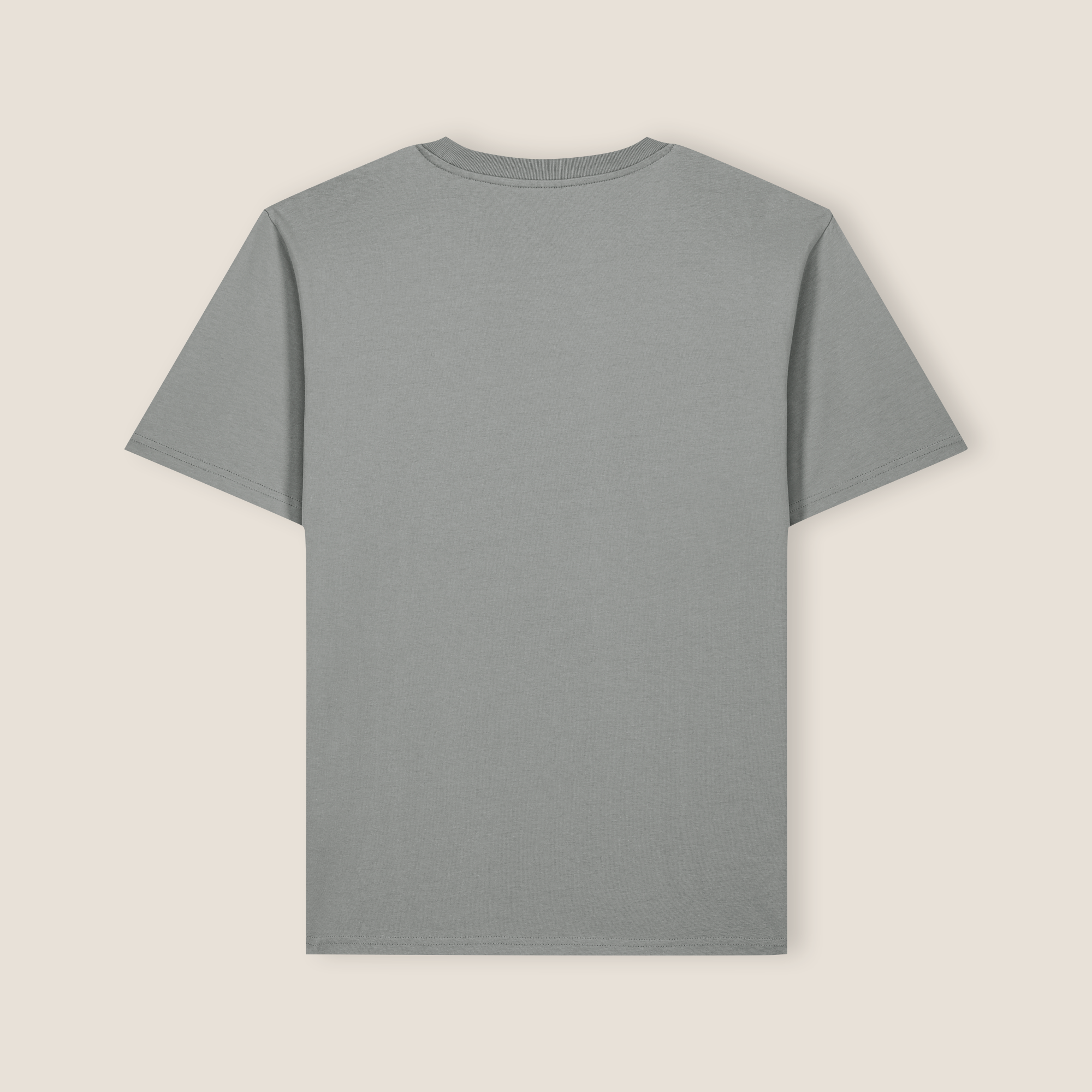 THE POWER POP SIGNATURE TEE 180 // misty grey light blue green