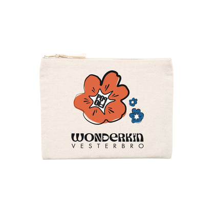 THE POWER POP ZIP POUCH // orange blue black