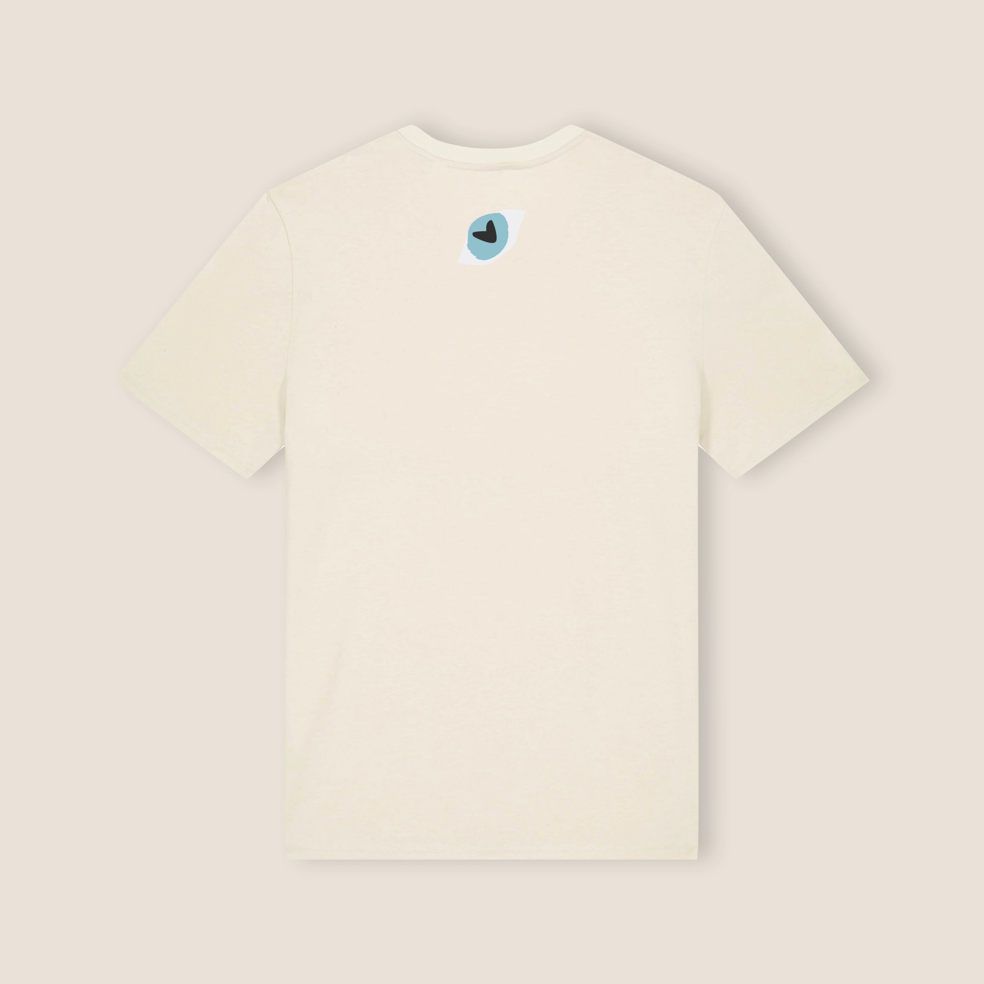 THE STILL NOT SORRY TEE 180 // natural raw & blue