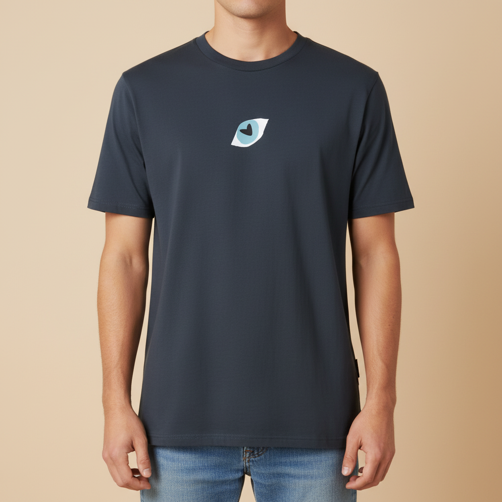 THE POP STILL TEE 180 // india ink & white
