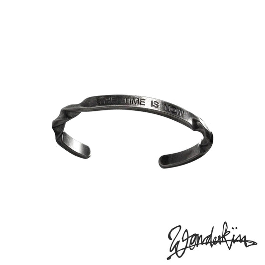 THE POP OFF THE TIME IS NOW BANGLE // vintage silver