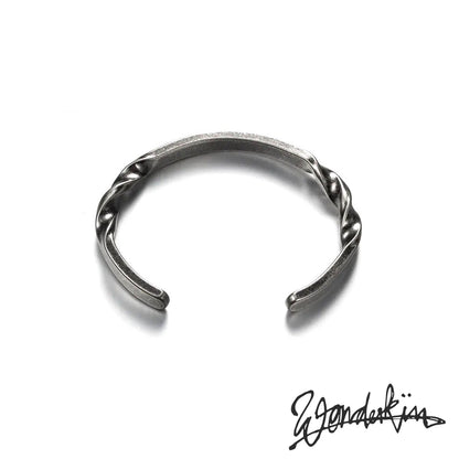 THE POP OFF THE TIME IS NOW BANGLE // vintage silver