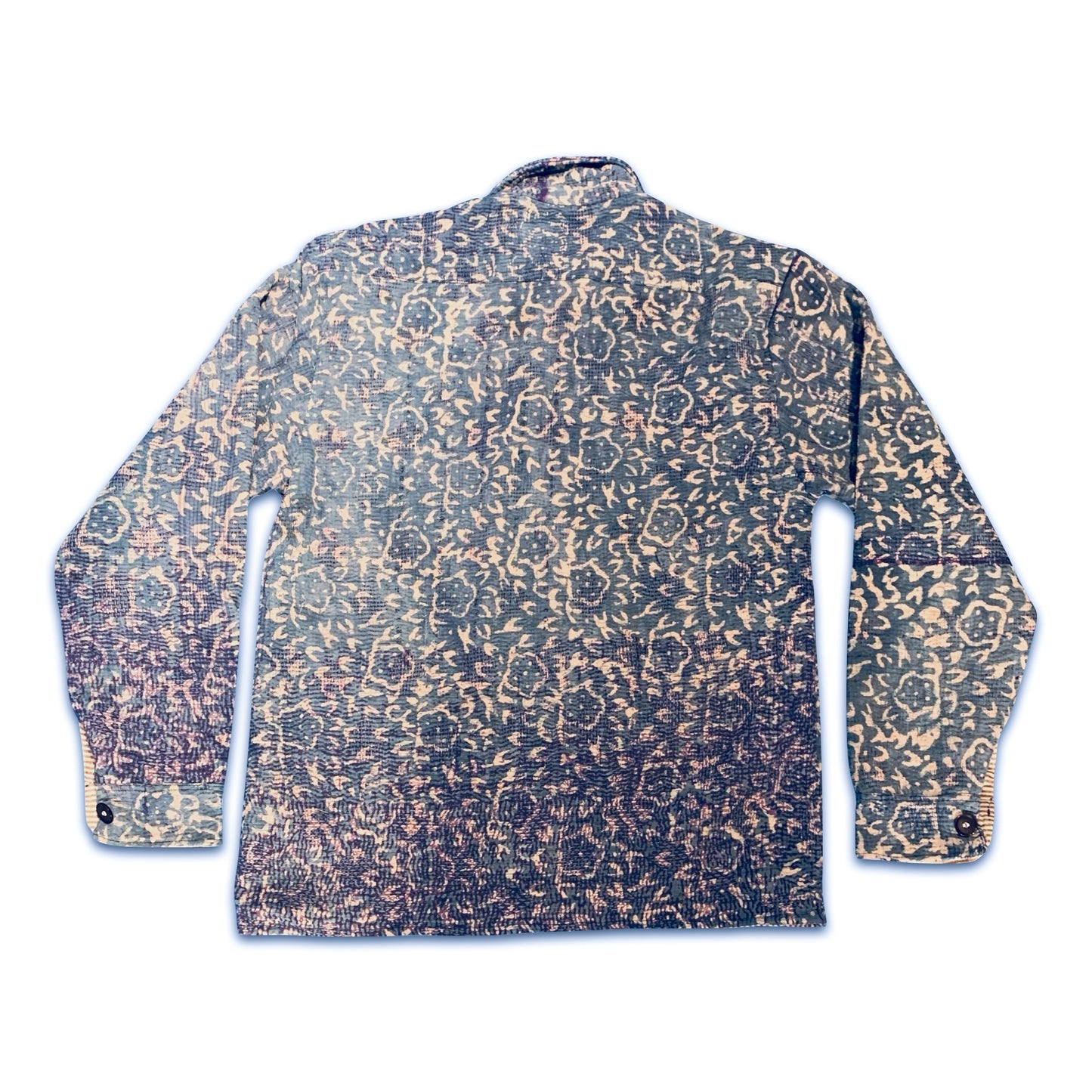 THE LONG INDIGO KANTHA JACKET // #162