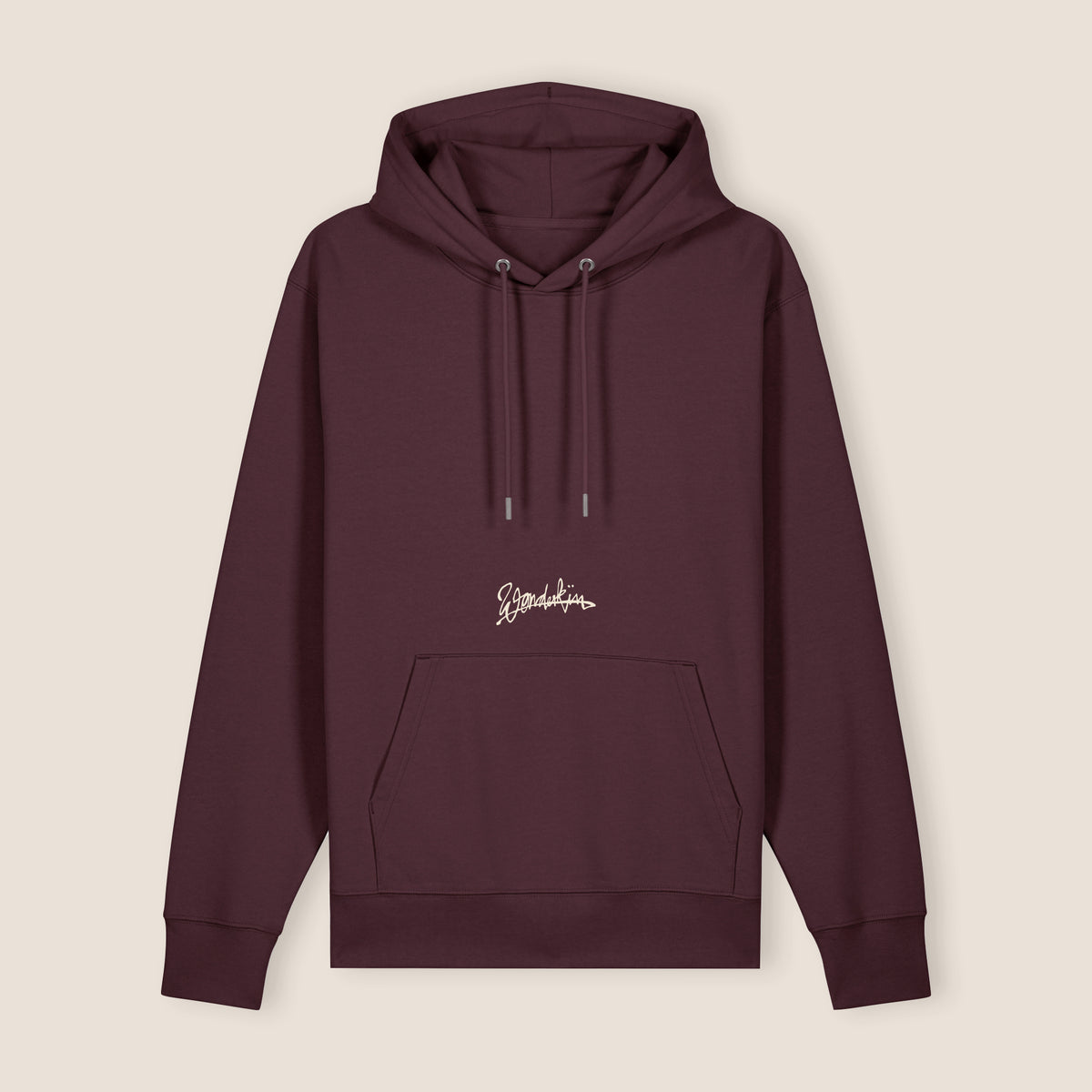 THE BLSNS HOODIE 350 // red brown & beige