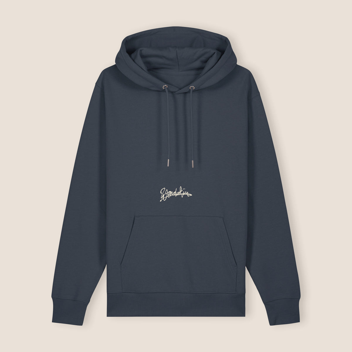 THE BLSNS HOODIE 350 // india ink & off white