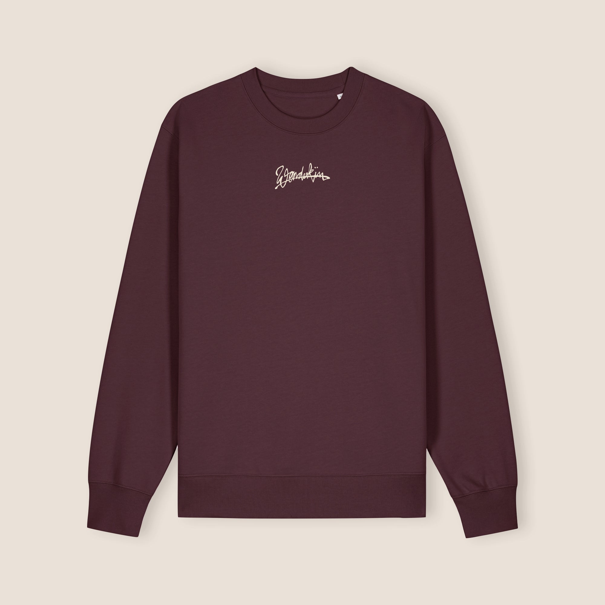THE BLSNS CREWNECK 350 // red brown & beige