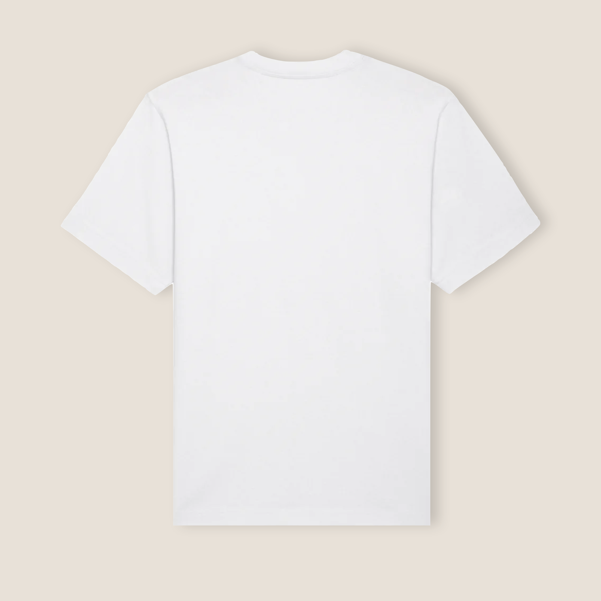 THE POP TEE 240 // white with black