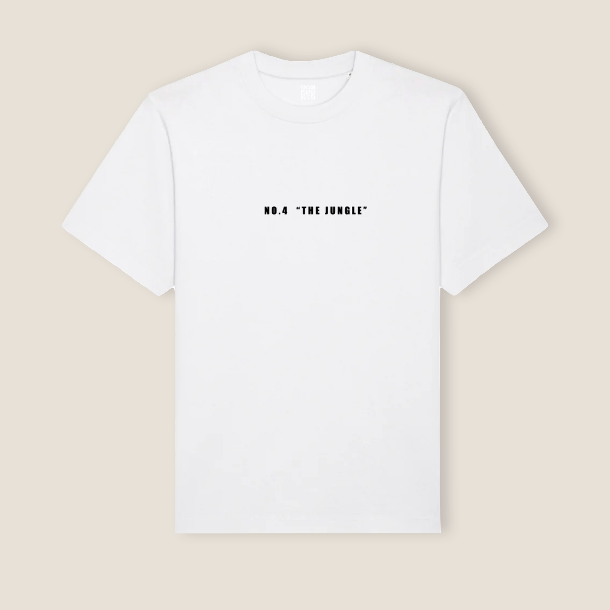 THE POP TEE 240  // white with the Jungle artwork