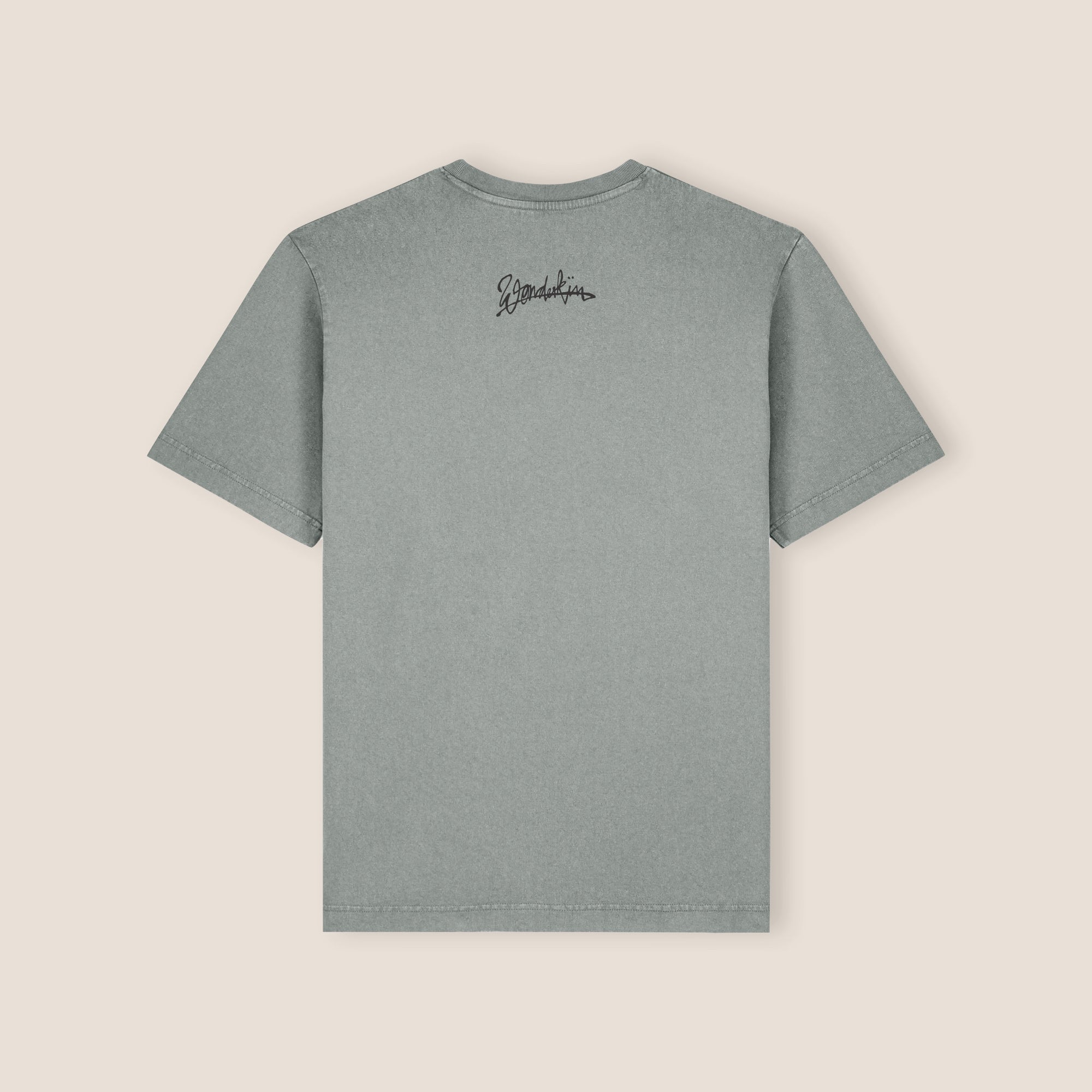 THE BORN LOUD.STILL NOT SORRY TEE 240 // misty grey & faded black