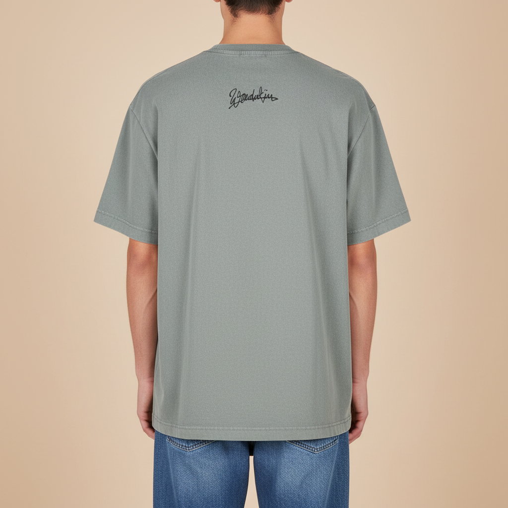 THE BORN LOUD.STILL NOT SORRY TEE 240 // misty grey & faded black
