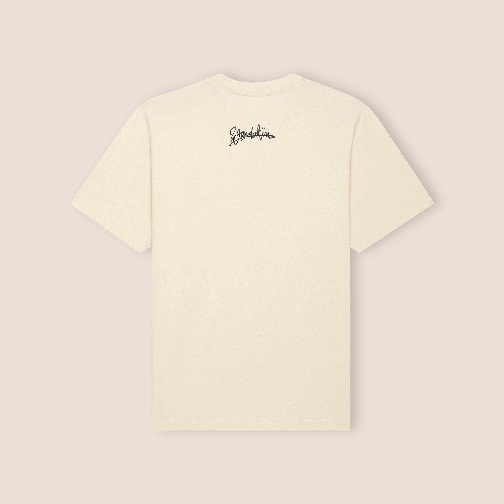 THE BORN LOUD.STILL NOT SORRY TEE 240 // off white & faded black