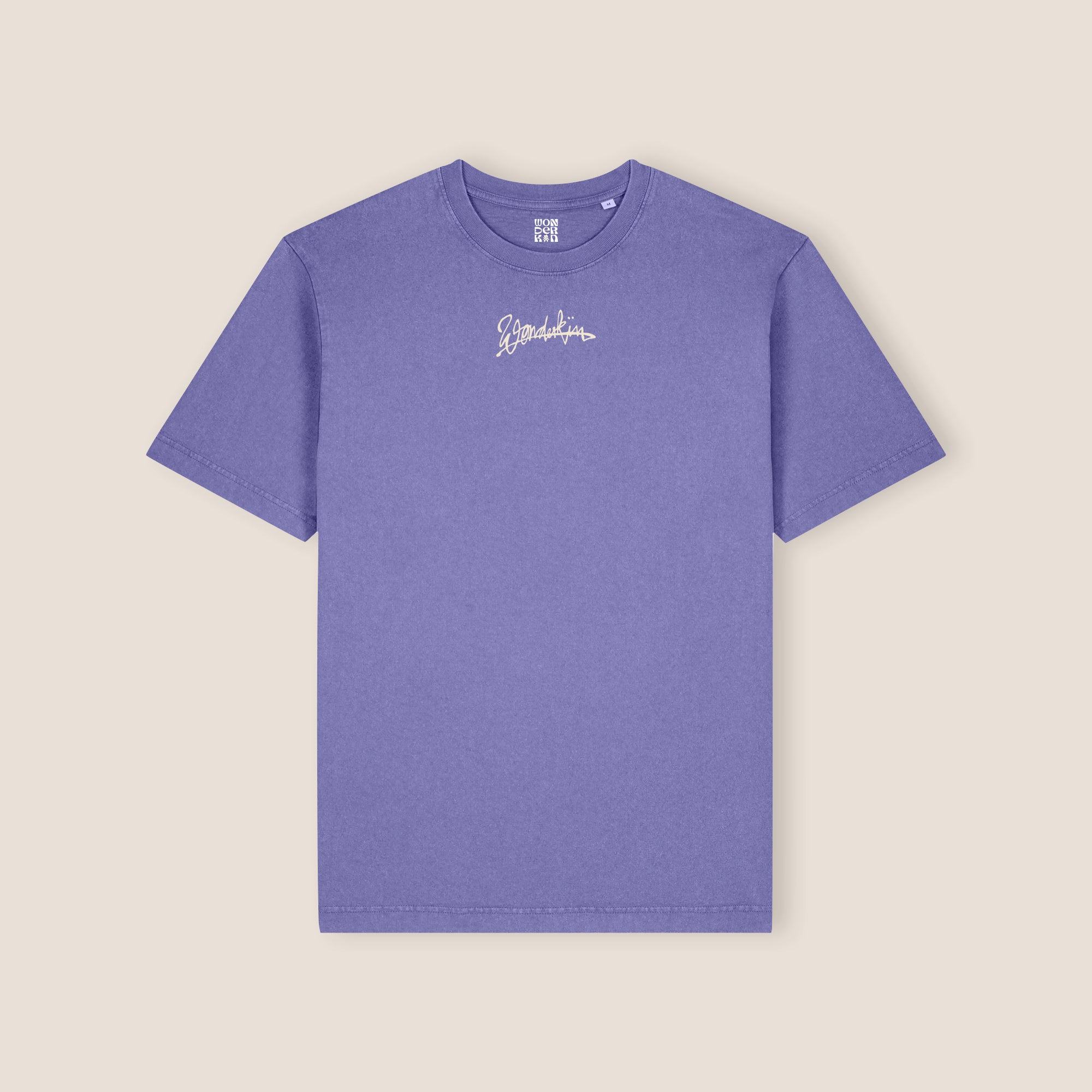 THE SIGNATURE LOUD TEE 240 // purple love & beige