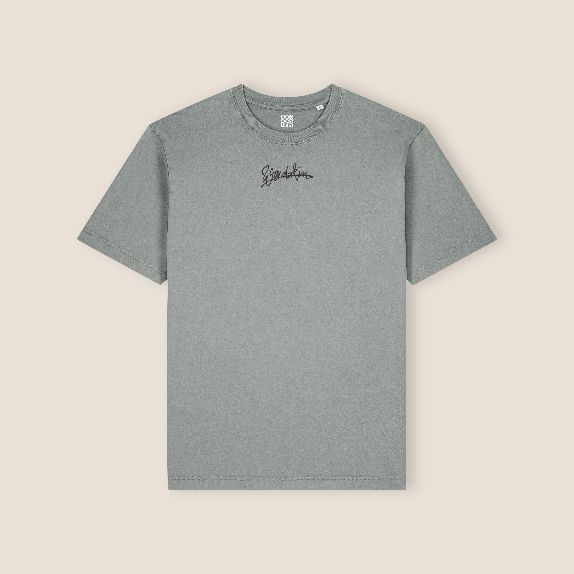THE SIGNATURE LOUD TEE 240 // misty grey & faded black