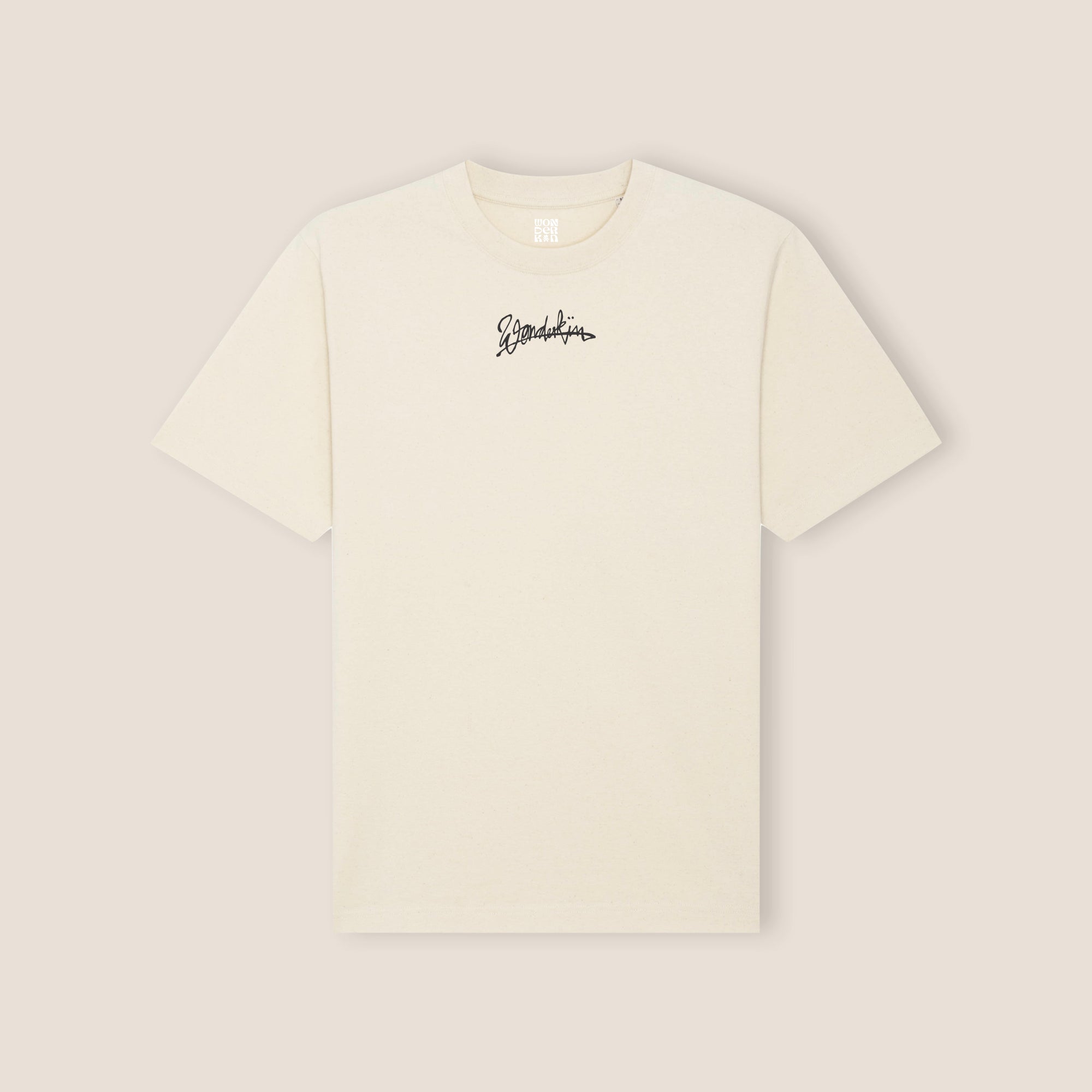 THE SIGNATURE LOUD TEE 240 // off white & faded black