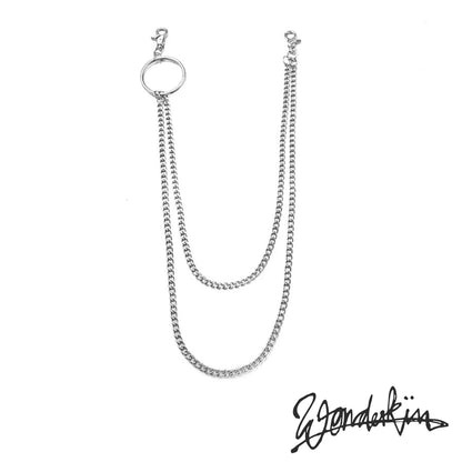 THE POP OFF HOOP WAIST CHAIN // silver