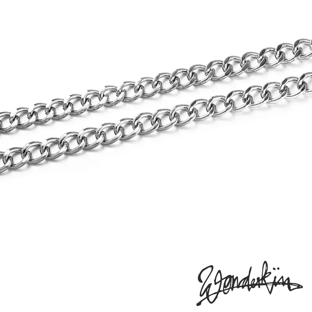 THE POP OFF HOOP WAIST CHAIN // silver