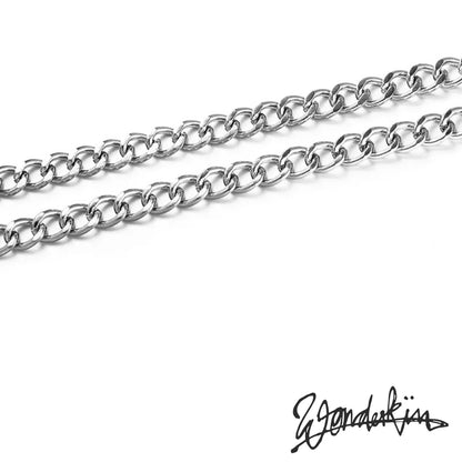 THE POP OFF HOOP WAIST CHAIN // silver