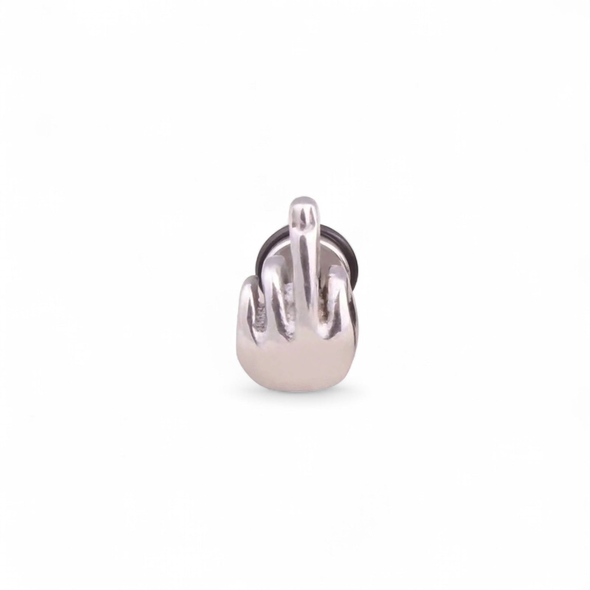 THE POPFUCK EARRING SINGLE / steel